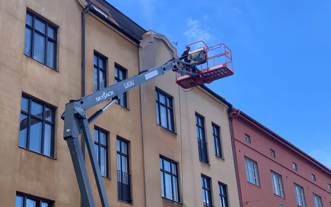 Tvätt av fasader i Malmö